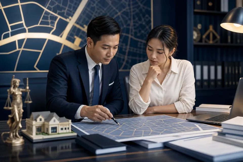 Minh họa bài viết Cách chọn luật sư giỏi về tranh chấp đất đai phù hợp vụ việc