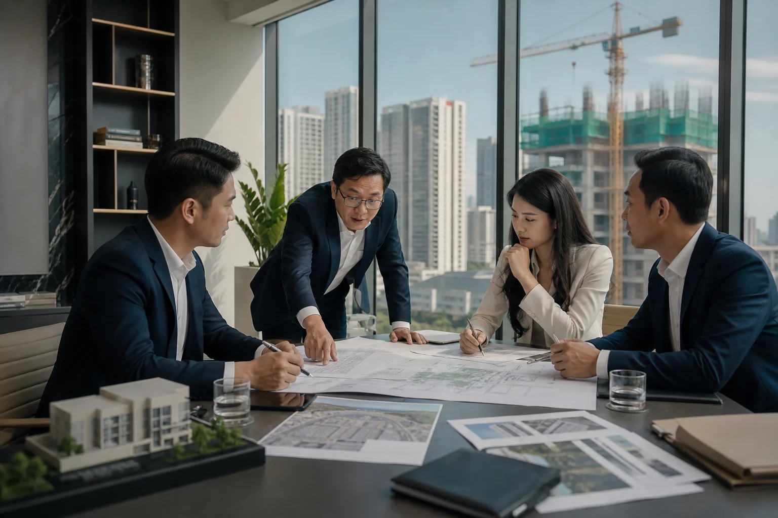 Chiến lược tiếp nhận và triển khai dự án bất động sản