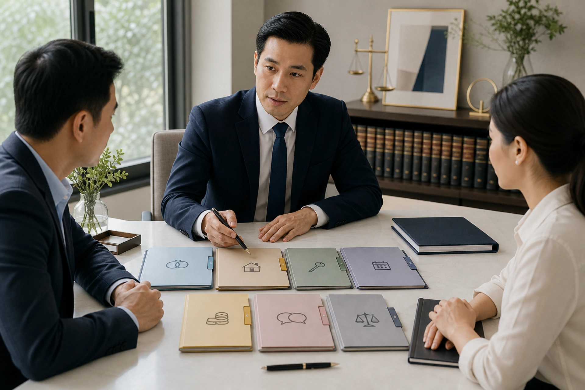 Luật sư lập bản đồ hồ sơ ly hôn xuyên biên giới