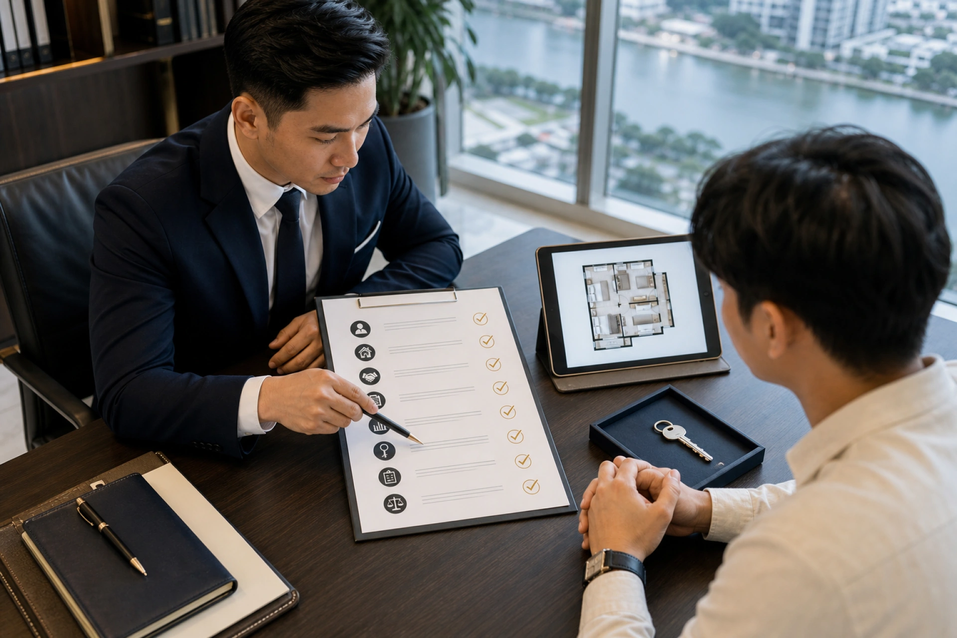 Luật sư hợp đồng mua bán bất động sản Quận 7 rà checklist