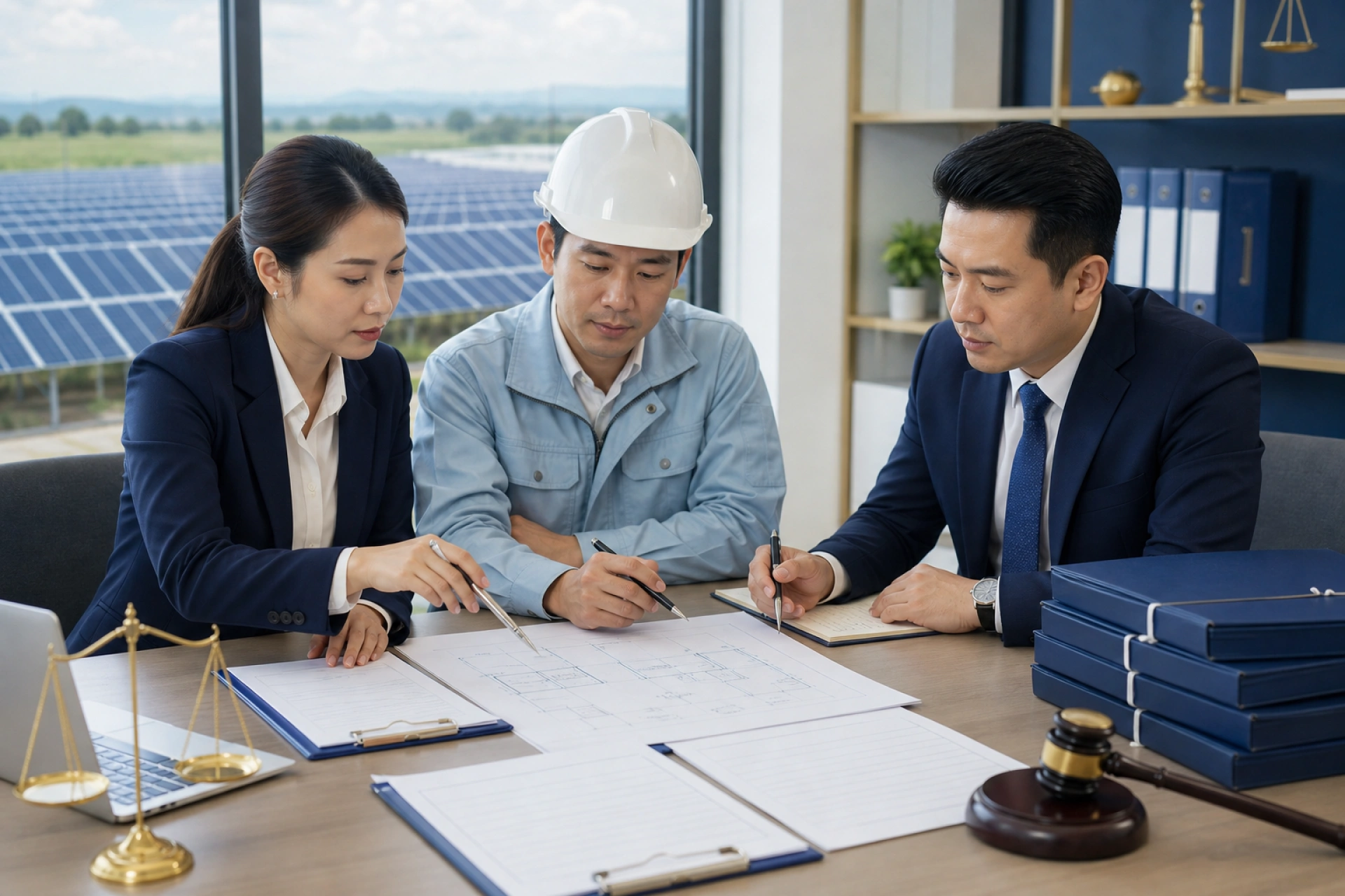 Hồ sơ đấu nối và đo đếm dự án năng lượng