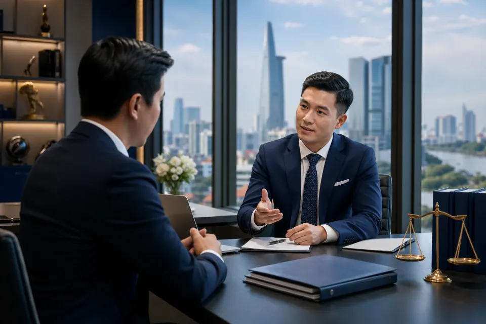 Minh họa bài viết Luật sư tư vấn đầu tư TP.HCM: Chuẩn bị hồ sơ và quản trị rủi ro