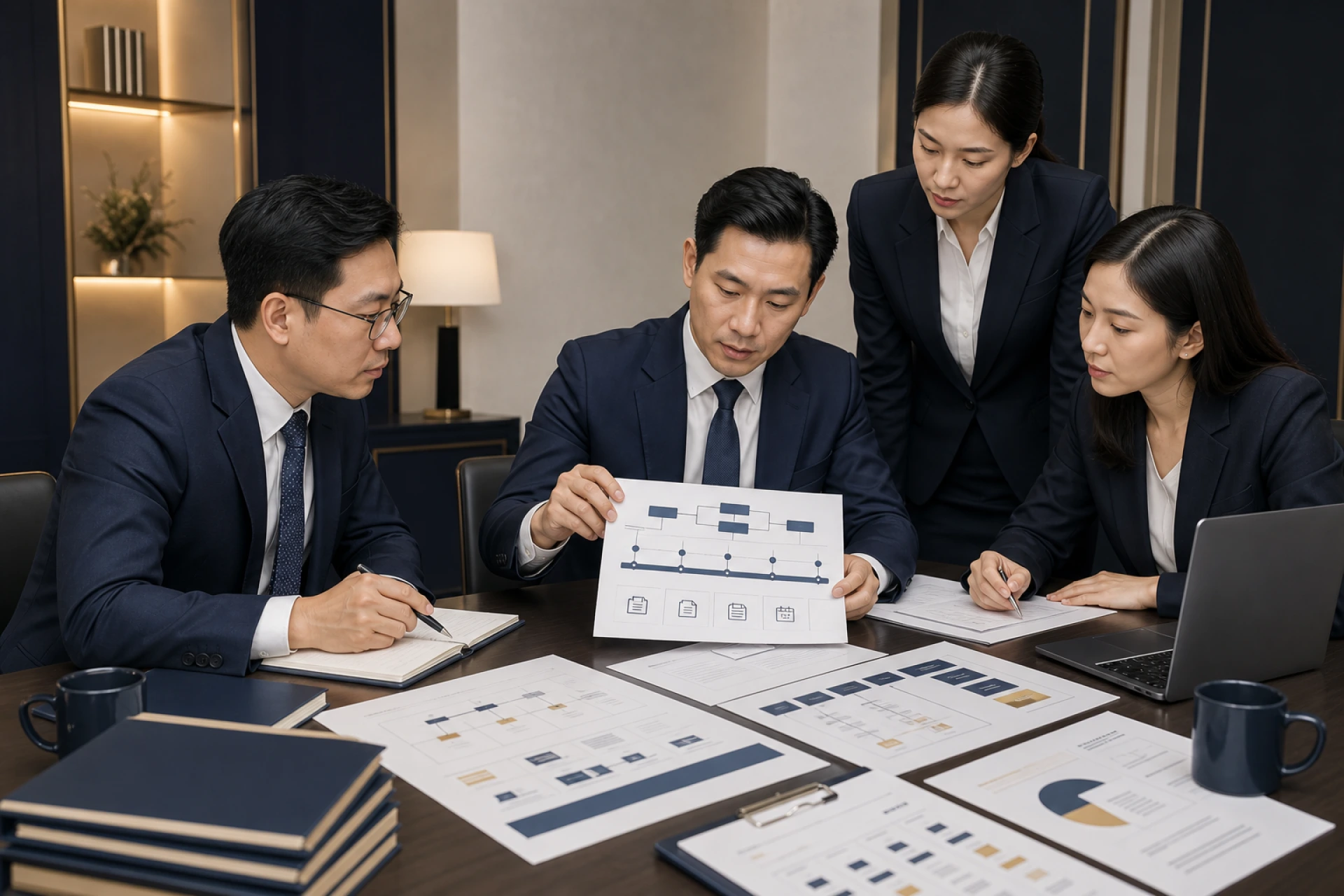 Luật sư xử lý nợ lập dòng thời gian và phân loại khoản phải thu