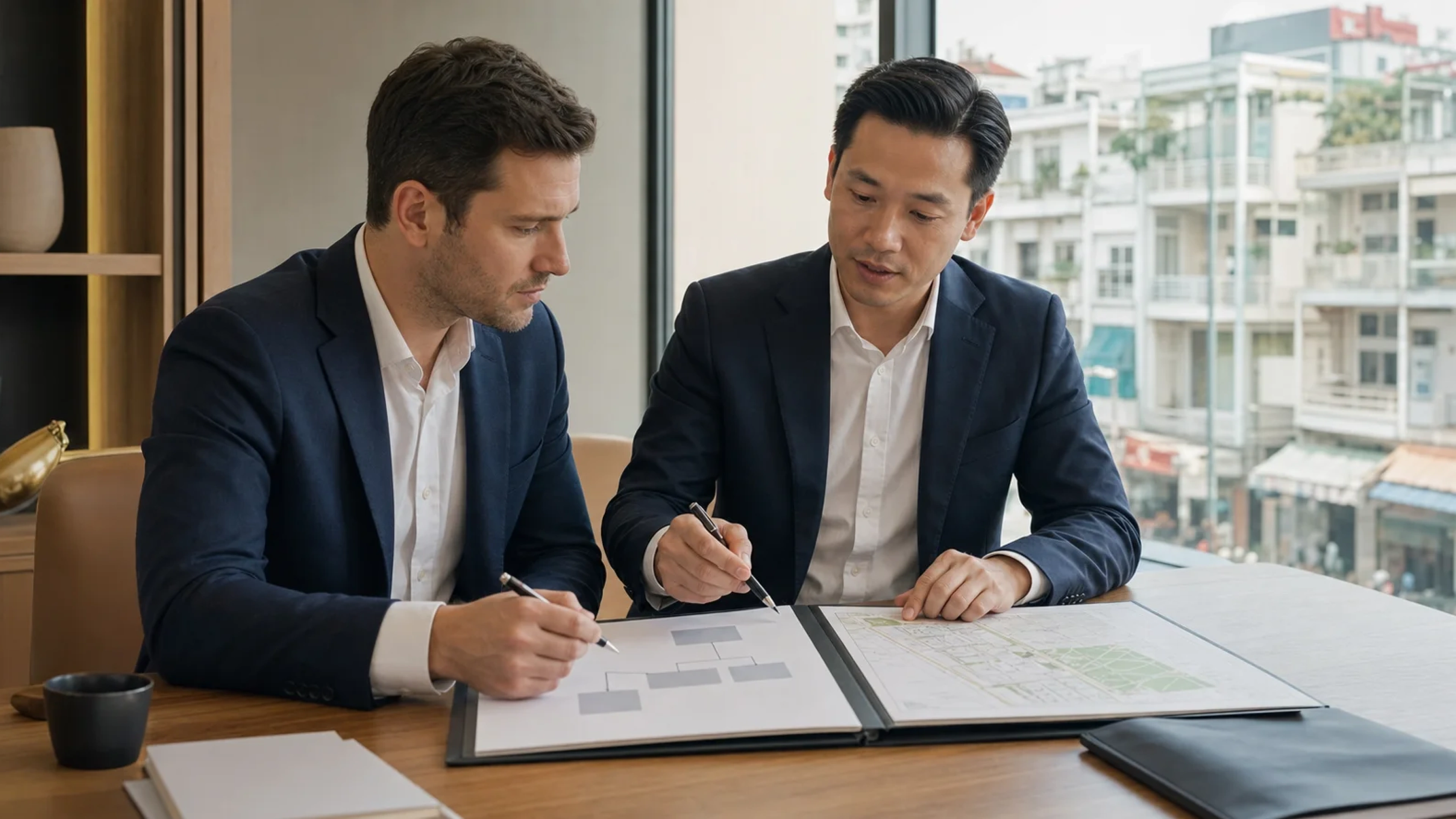 Nhà đầu tư trao đổi kế hoạch thành lập công ty có vốn nước ngoài tại khu vực Quận 6