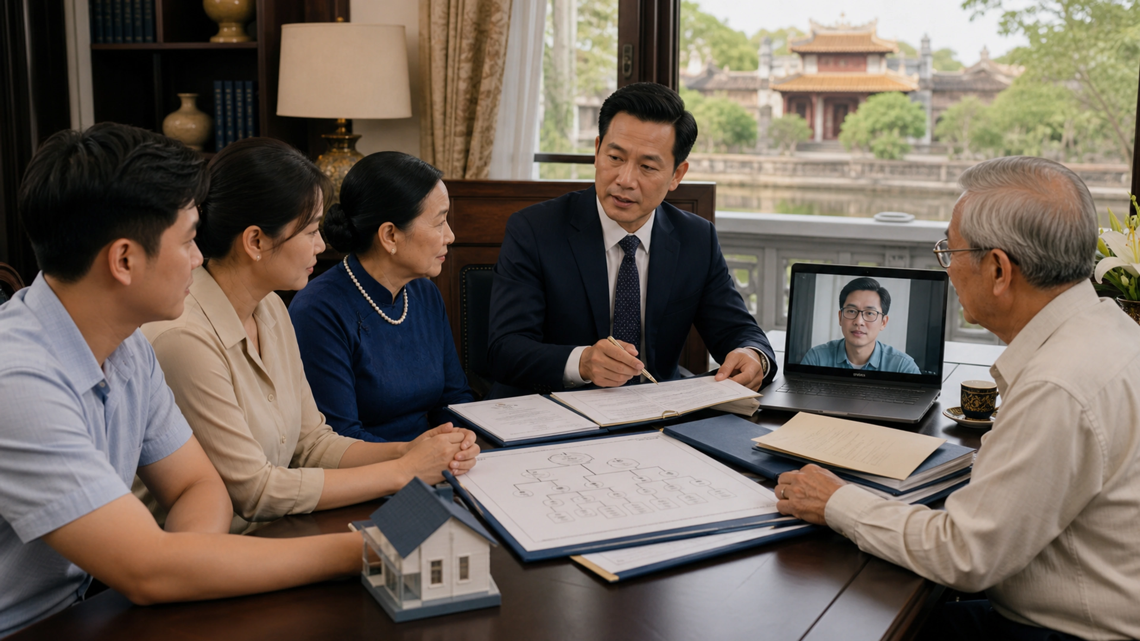 Tư vấn thừa kế có yếu tố nước ngoài Huế cho gia đình