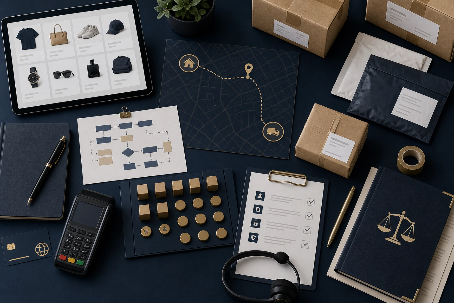 Bản đồ vận hành bán hàng online tại Tân Phú