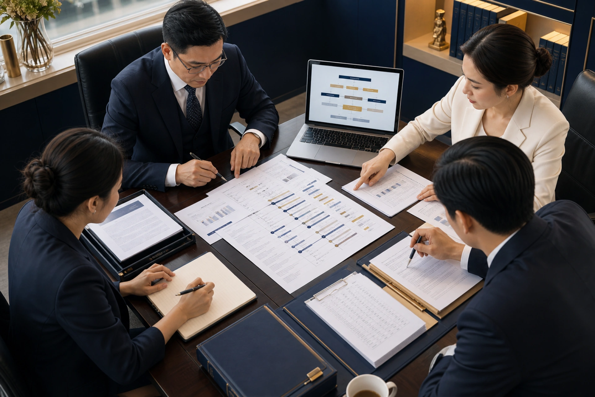 Nhóm pháp lý xây dựng ma trận chứng cứ vi phạm hợp đồng